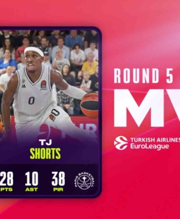 THY Euroleague’de 5. haftanın MVP’si TJ Shorts oldu