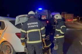 Tır ile çarpışan otomobilin sürücüsü 5.46 promil alkollü çıktı