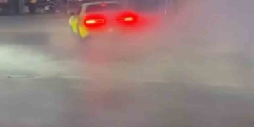 Trafiği kesip tozu dumana kattı, 33 bin lira ceza yedi