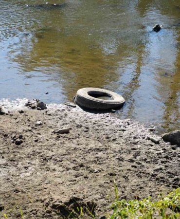 Tunca Nehri’nde kuraklık: Çöplüğe döndü