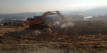 Yalova’da çöken hastane yolunda yapım çalışmaları başladı