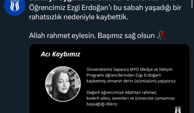 20 yaşındaki üniversite öğrencisi yatağında ölü bulundu
