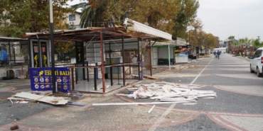 Akçay kordonda çevre düzenlemeleri