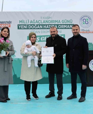 Arnavutköy’de doğan her çocuk için bir ağaç yetişecek