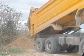 Arnavutköy’de kaçak döküm görüntülendi