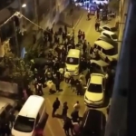 Asker eğlencesinin yapıldığı sokağa ses sistemi ile gelen şahıslar ortalığı birbirine kattı