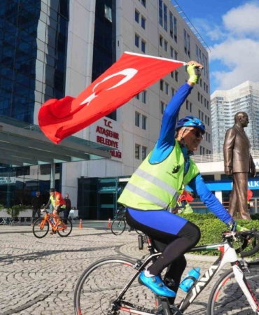 Ataşehir’den Anıtkabir’e kadar pedal çevirecekler