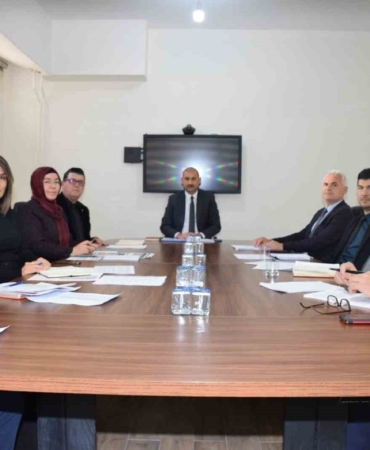 Aylık yapılan faaliyetler değerlendirildi