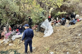 Ayvacık’ta 44 kaçak göçmen ile 1 göçmen kaçakçısı yakalandı