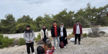 Ayvacık’ta 6 kaçak göçmen yakalandı