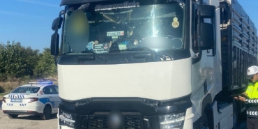 Babaeski’de trafik ekiplerinden ‘takograf’ denetimi