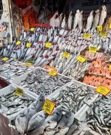 Balık tezgahlarında palamut yerini hamsi ve çinekop bıraktı
