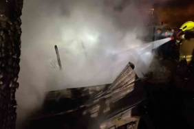 Balıkesir’de ahırda çıkan yangında 8 koyun telef oldu