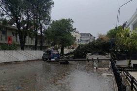 Balıkesir’de yağmur etkili oldu