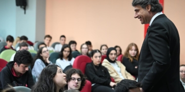 Başkan Kocaman anlattı, öğrenciler dinledi