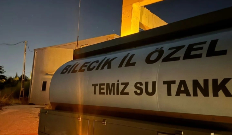 Belediye sosyal tesislerine su takviyesi