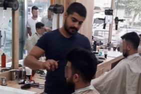 Berber dükkanında aylarca atış talimi yapmış