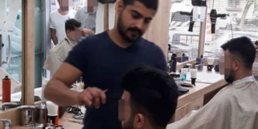 Berber dükkanında aylarca atış talimi yapmış