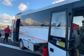 Beşiktaşlı taraftarları taşıyan araca saldırıya tepki