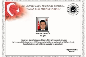 Beykoz Su Altı Savunma Komutanlığı’nda meydana gelen kazada 1 asker şehit oldu