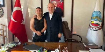 Bilecikli kickboks dövüşçüsü Mücahit Turgut zorlu maça hazırlanıyor