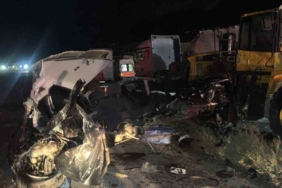 Bilecik’te kepçeye çarpan otomobil sürücüsü hayatını kaybetti