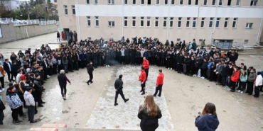 Bozüyük’te Kumral Abdal Anadolu Lisesi öğrencilerine yangın eğitimi