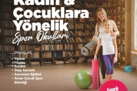 Bu okulda anneler çocuklarıyla birlikte spor yapacak