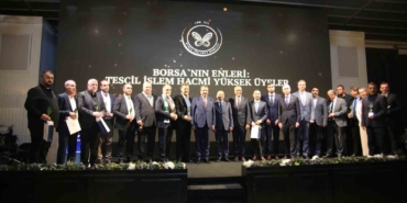 Bursa Ticaret Borsası 100. yıl ödül töreni düzenledi