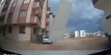 Bursa’da fırtına sonrası ilginç görüntüler kameraya yansıdı