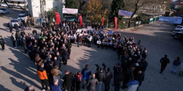 Bursa’da köylülerden çöplük eylemi