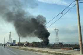 Bursa’nın havasını böyle katlediyorlar...Çocuklar yangını seyrettiler