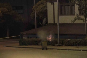 Cadde üzerindeki şüpheli valiz fünyeyle patlatıldı