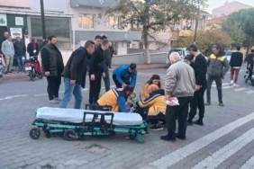 Çan’da devrilen motosikletin sürücüsü yaralandı