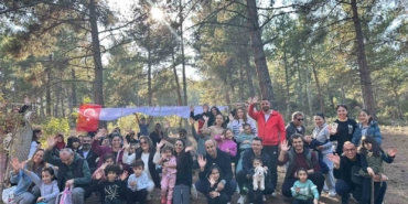 Çocuklar babalarıyla harika bir gün geçirdi