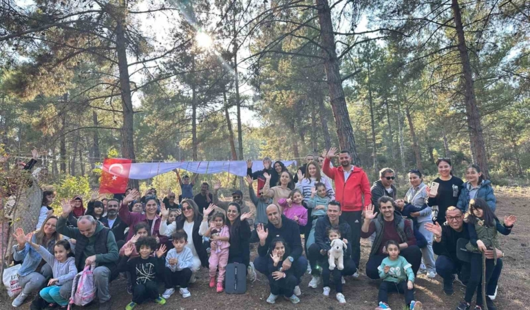 Çocuklar babalarıyla harika bir gün geçirdi