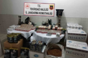 Çorlu’da kaçak tütün ve sigara dolum makineleri ele geçirildi