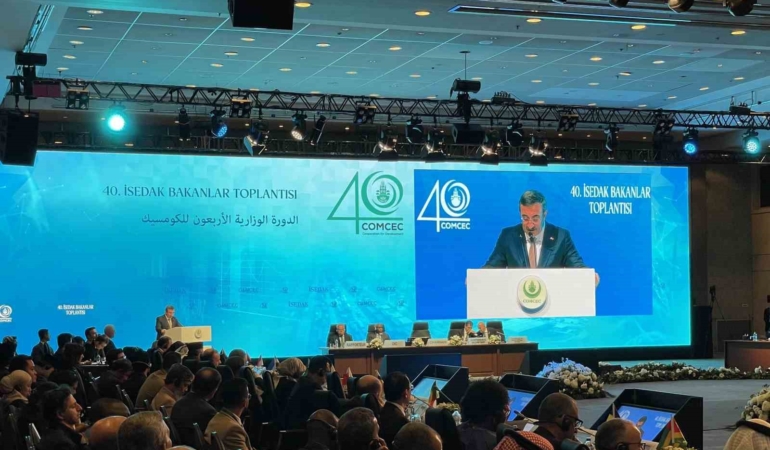 Cumhurbaşkanı Yardımcısı Yılmaz: "İslam İşbirliği Teşkilatı’na üye ülkelerin 2023 yılı toplam milli geliri 8,6 trilyon dolar"