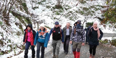 Doğa tutkunlarına kar sürprizi