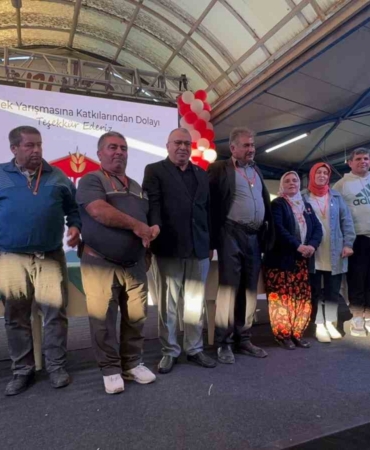 Dokuz tabak pilav yedi birinci oldu