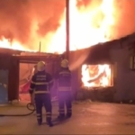 Edirne’de iş yeri alevlere teslim oldu