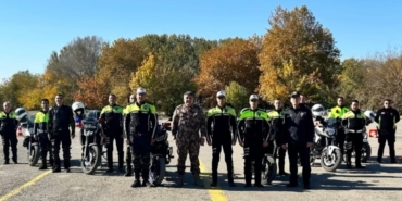 Edirne’de Motosikletli Trafik Polis Timleri eğitimlerini başarıyla tamamladı