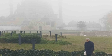 Edirne’de sis etkili oldu, Selimiye gözden kayboldu
