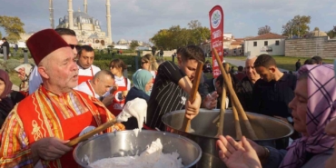 Edirne’deki Gastronomi Festivali renkli görüntülerle başladı