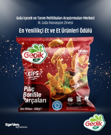 En Yenilikçi Et ve Et Ürünleri ödülü yine Gedik Piliç’in oldu
