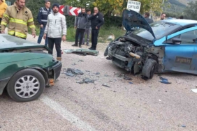 Erdek’te trafik kazası: 2 yaralı