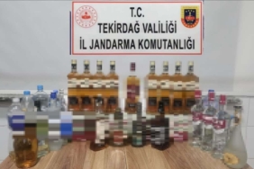 Ergene’de 50 litre kaçak içki ele geçirildi
