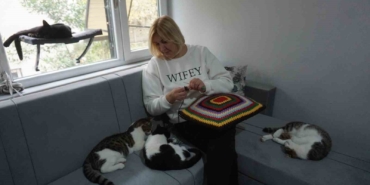 Evini kedilere verdi