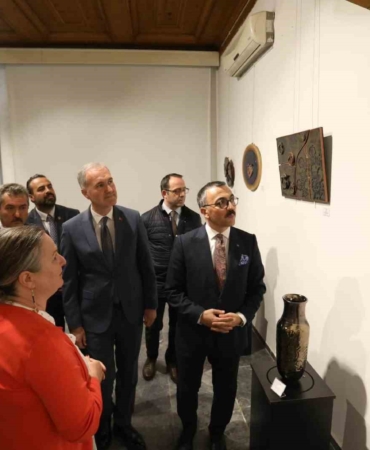 Geleneksel kapı tokmakları sergisi Kent Müzesinde görücüye çıktı