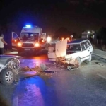 Gönen’de trafik kazası: Araçlar kafa kafaya çarpıştı, 2 yaralı